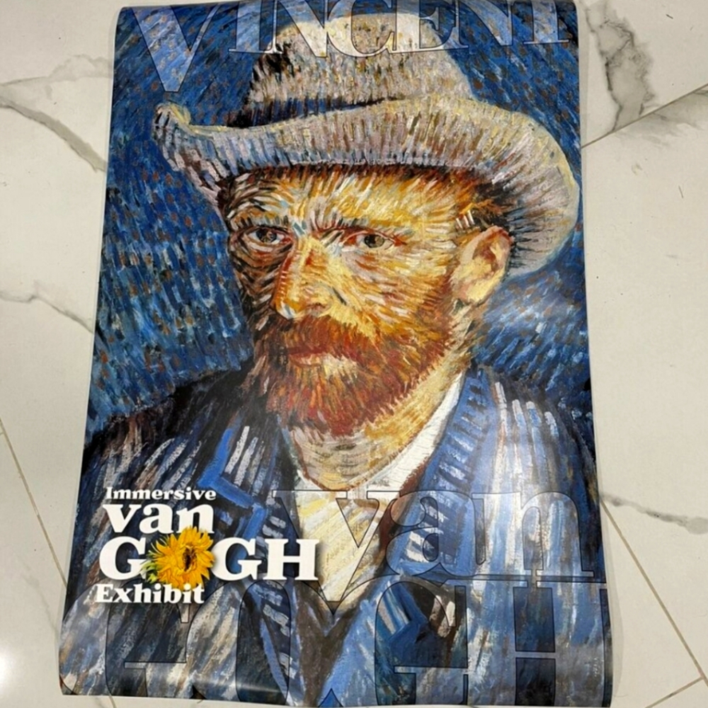 Artist Poster Immersive VAN GOGH Exhibit Poster 24" x 36" Vincent Self Portrait